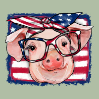 American Flag Pig Urban Heavy Tee | Teevron