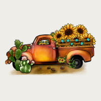 Sunflower Truck Zipper Hoodie | Teevron