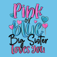 Pink Or Blue Big Sister Loves You Premium Sweatshirt | Teevron