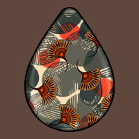 African Fabric Pattern Teardrop Earrings Classic Tee | Teevron