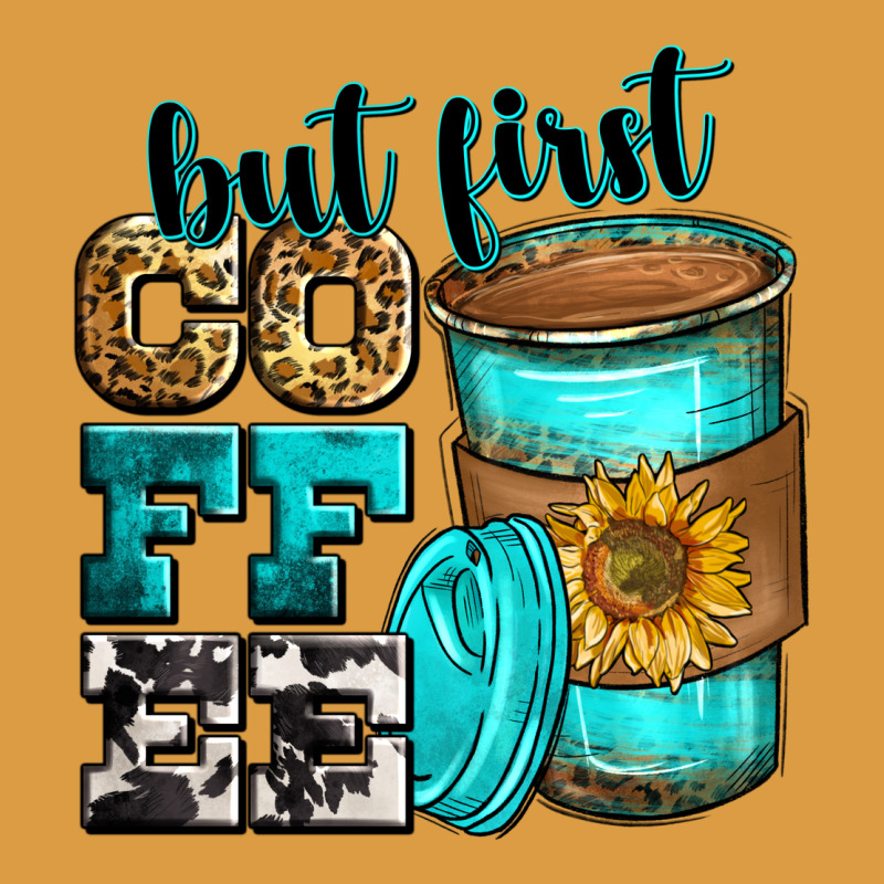 But First Coffee Urban Heavy Tee by Zillion Design Studio | Teevron