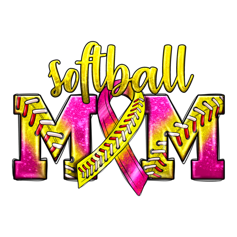 Softball Mom Breast Cancer Premium Hoodie by BundleAndBundleShop | Teevron