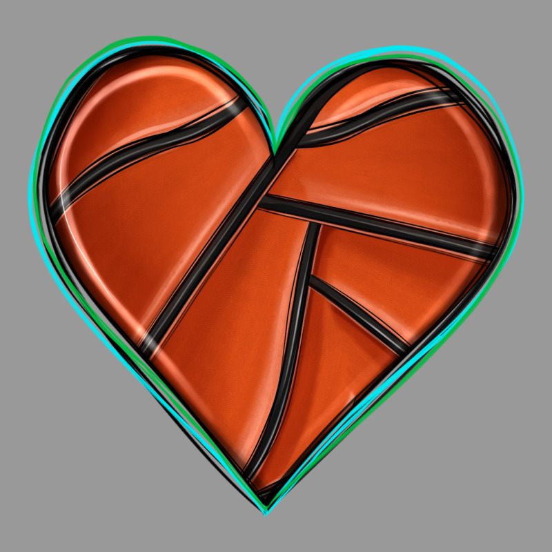 Basketball Heart Vintage Hoodie by texasbilliewilder | Teevron