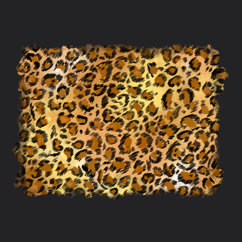 Handdrawn Leopard Pattern Yellow Vintage Tee by BarkalooDesign | Teevron