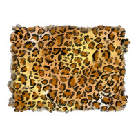 handdrawn leopard pattern yellow | Teevron