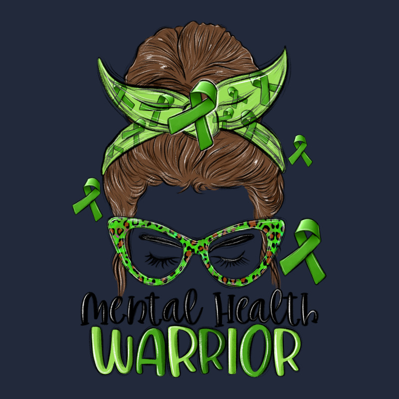 Messy Bun Mental Health Warrior Premium Sweatshirt by MaliasSmallBusiness | Teevron