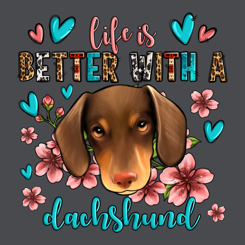 Life Is Better With A Dachshund Zipper Hoodie by Jasminsmagicworld | Teevron
