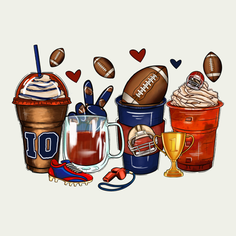 American Football Coffee Cups Urban Heavy Tee by Zillion Design Studio | Teevron