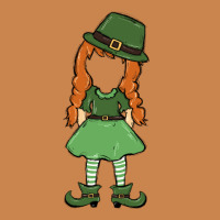 Leprechaun Girl Faceless Heavyweight Hoodie | Teevron