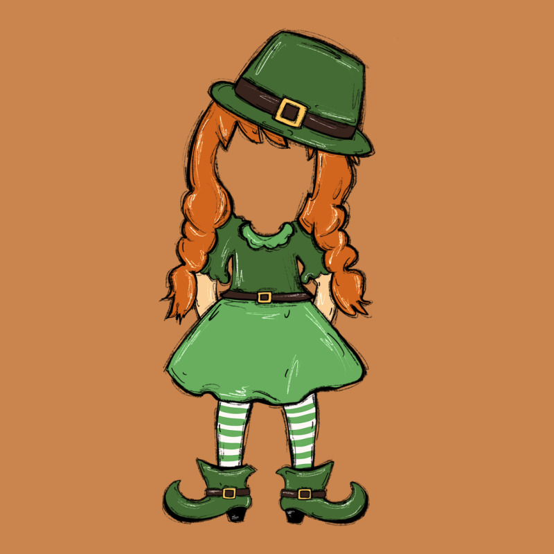 Leprechaun Girl Faceless Heavyweight Hoodie by MaliasSmallBusiness | Teevron