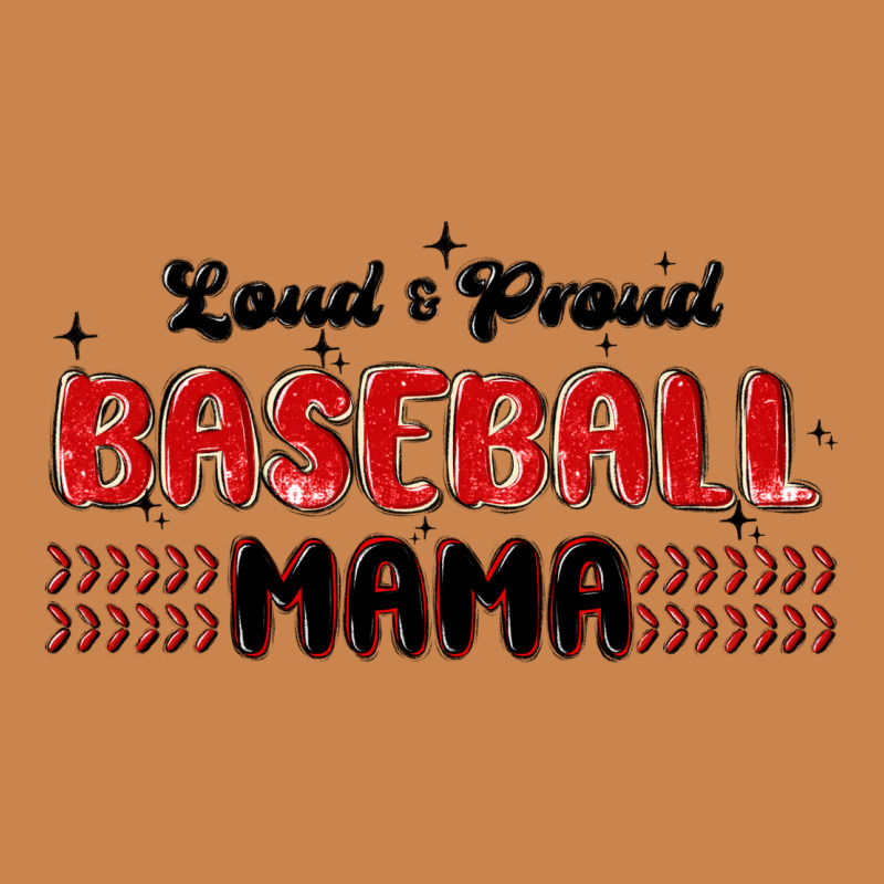 Loud And Proud Baseball Mama Heavyweight Hoodie by MaliasSmallBusiness | Teevron