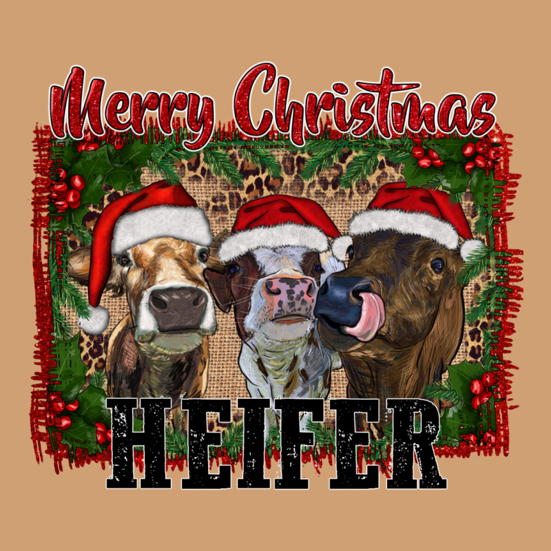 Merry Christmas Heifer Vintage Tee by RanaPortraitStore | Teevron