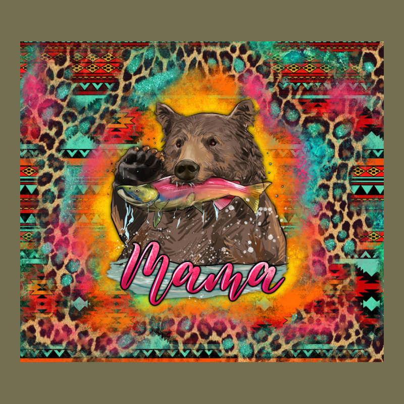 Mama Bear Leopard And Aztec Vintage Hoodie by RanaPortraitStore | Teevron