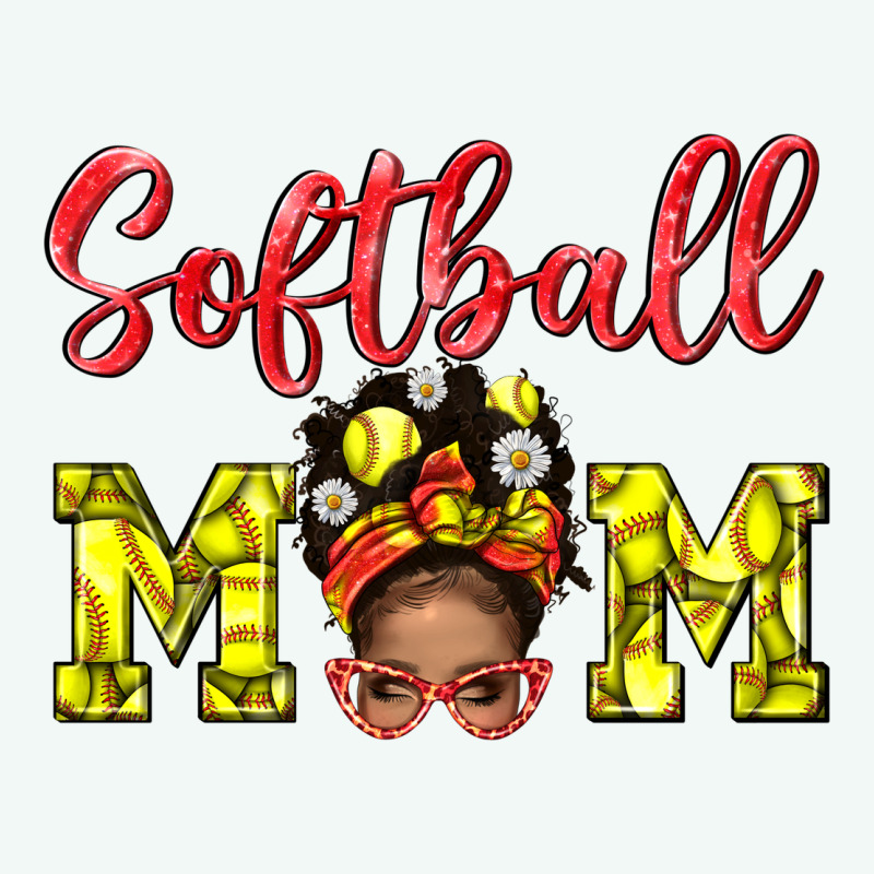 Softball Mom And Afro Messy Bun Mom Premium Hoodie by BundleAndBundleShop | Teevron