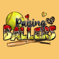 Raising Ballers Softball Vintage Hoodie | Teevron