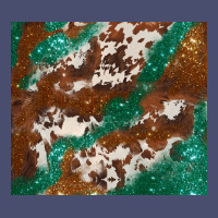 Brown Cowhide Glitter Vintage Tee | Teevron