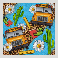 School Bus Seamless Pattern Zipper Hoodie | Teevron