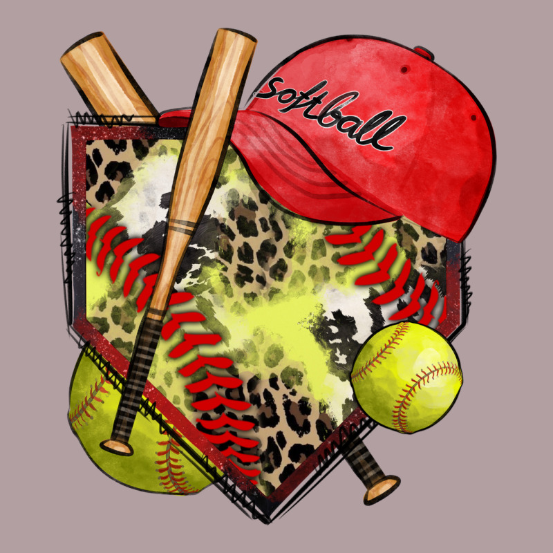 Softball Home Plate Vintage Hoodie by Zillion Design Studio | Teevron