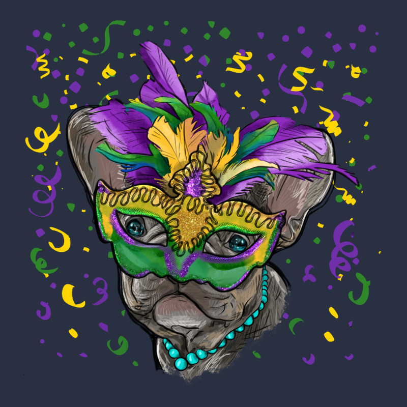 Mardi Gras Mask French Bulldog Heavyweight Sweatshirt by RanaPortraitStore | Teevron