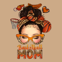 Basketball Messy Bun Mom Vintage Hoodie | Teevron