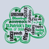 St Patricks Day Shamrock Typography Premium Sweatshirt | Teevron