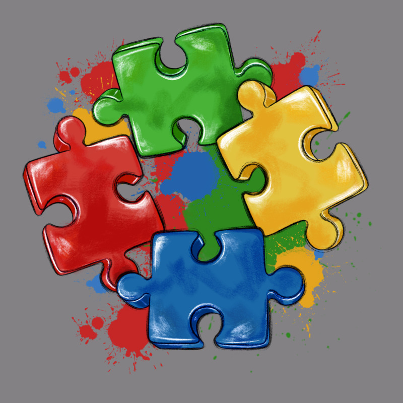 Autism Puzzles Heavyweight Hoodie by MaliasSmallBusiness | Teevron