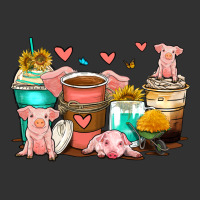 Pigs Coffee Cups Urban Heavy Tee | Teevron