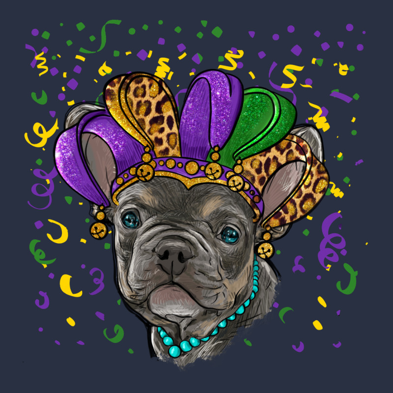 Mardi Gras French Bulldog Heavyweight Sweatshirt by RanaPortraitStore | Teevron