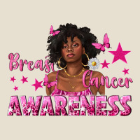 Breast Cancer Awareness With Afro Woman Urban Heavy Tee | Teevron