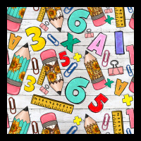 Back To School Seamless Pattern Zipper Hoodie | Teevron