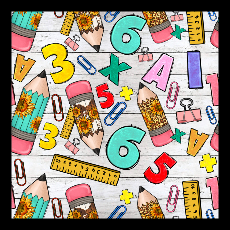 Back To School Seamless Pattern Zipper Hoodie by BundleAndBundleShop | Teevron