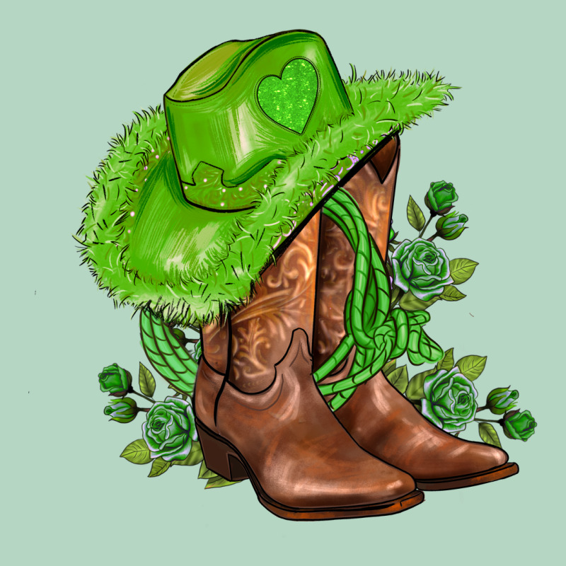 Green  Cowgirl And Roses Classic Tee by AdoDesignShop | Teevron