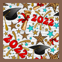 Graduation 2022 Seamless Pattern Zipper Hoodie | Teevron