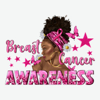Breast Cancer Awareness With Afro Woman Urban Heavy Tee | Teevron