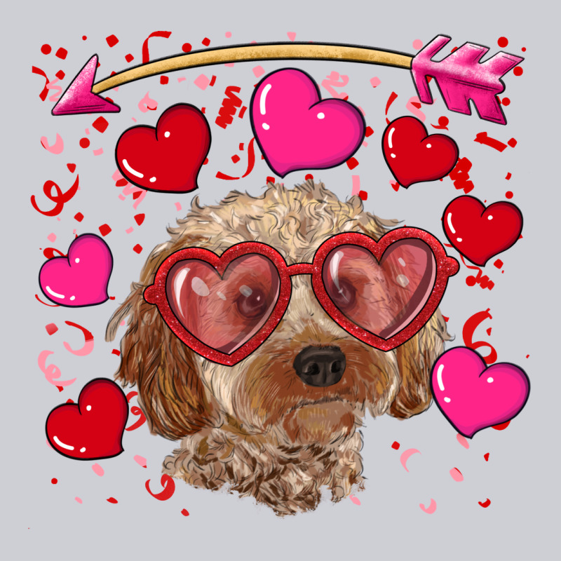 Valentine's Day Cockapoo Heavyweight Sweatshirt by RanaPortraitStore | Teevron