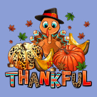 Thankful Pumpkins And Turkey Long Sleeve Tee | Teevron