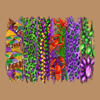 Mardi Gras Brush Strokes King Cake And Craw Fish Vintage Hoodie | Teevron