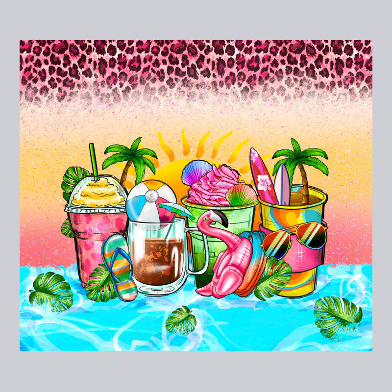 Beach Summer Coffee Cups Heavyweight Sweatshirt by Zillion Design Studio | Teevron