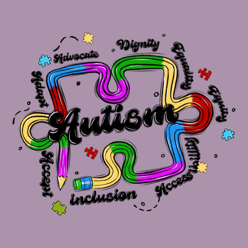 Autism Teacher Pencil Heavyweight Hoodie by MaliasSmallBusiness | Teevron