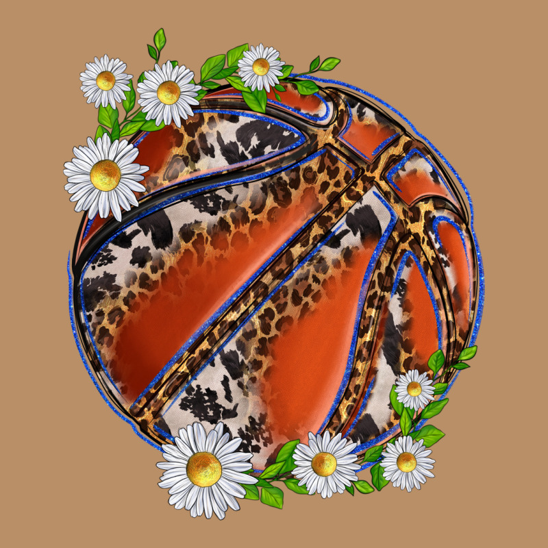 Basketball With Patterns And Daisies Vintage Hoodie by texasbilliewilder | Teevron