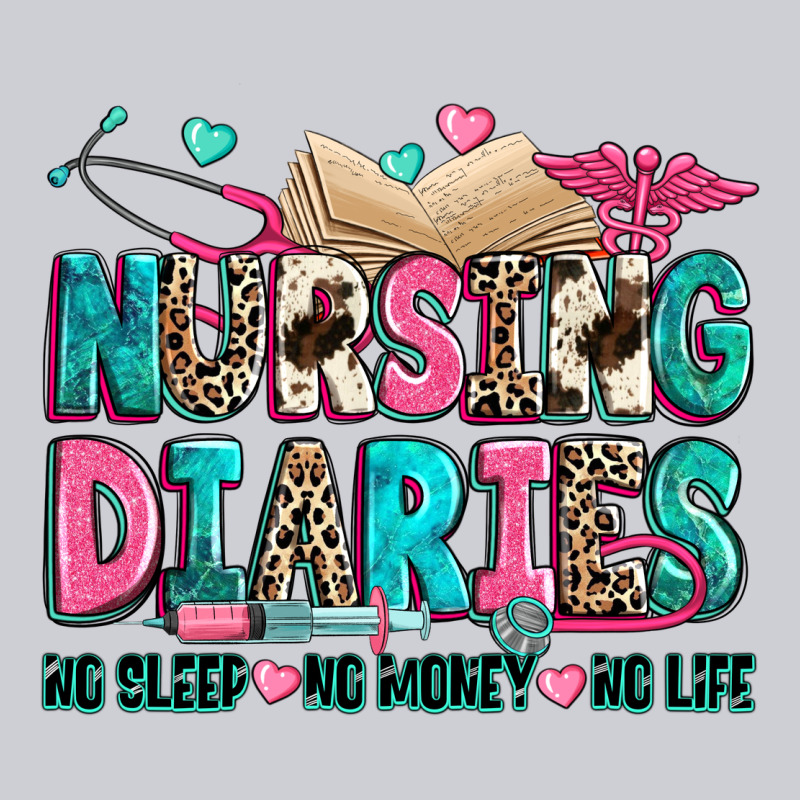 Nursing Diaries No Sleep No Money No Life Heavyweight Sweatshirt by Zillion Design Studio | Teevron