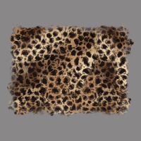 Handdrawn Leopard Pattern Brown Vintage Tee | Teevron