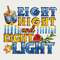 Eight Night And Eight Light For Hanukkah Zipper Hoodie | Teevron