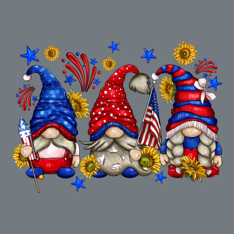 American Gnomes With Sunflowers Heavyweight Sweatshirt by texasbilliewilder | Teevron