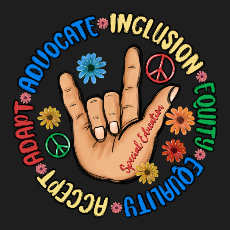 Advocate Inclusion Equity Equality Accept Adapt Heavyweight Hoodie by MaliasSmallBusiness | Teevron