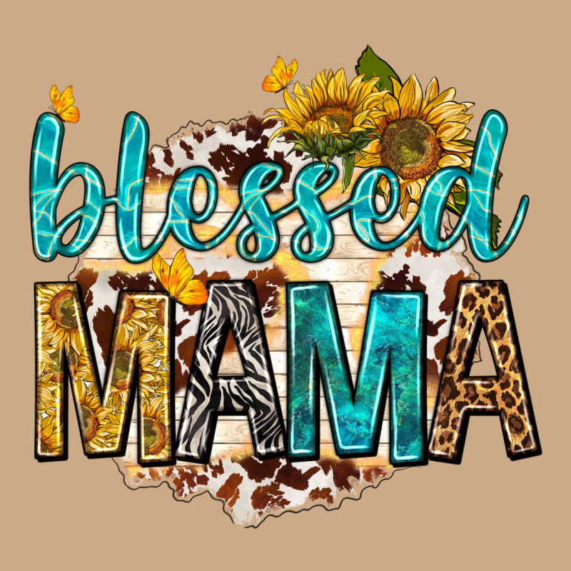 Blessed Mama With Sunflowers Vintage Hoodie by texasbilliewilder | Teevron