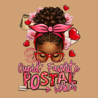 Cupid's Favorite Postal Worker Afro Messy Bun Vintage Tee | Teevron