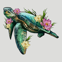 Sea Turtle With Lotus Zipper Hoodie | Teevron