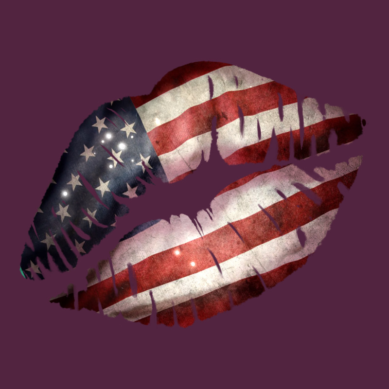 American Flag Lips Urban Hoodie by Bettercallsaul | Teevron