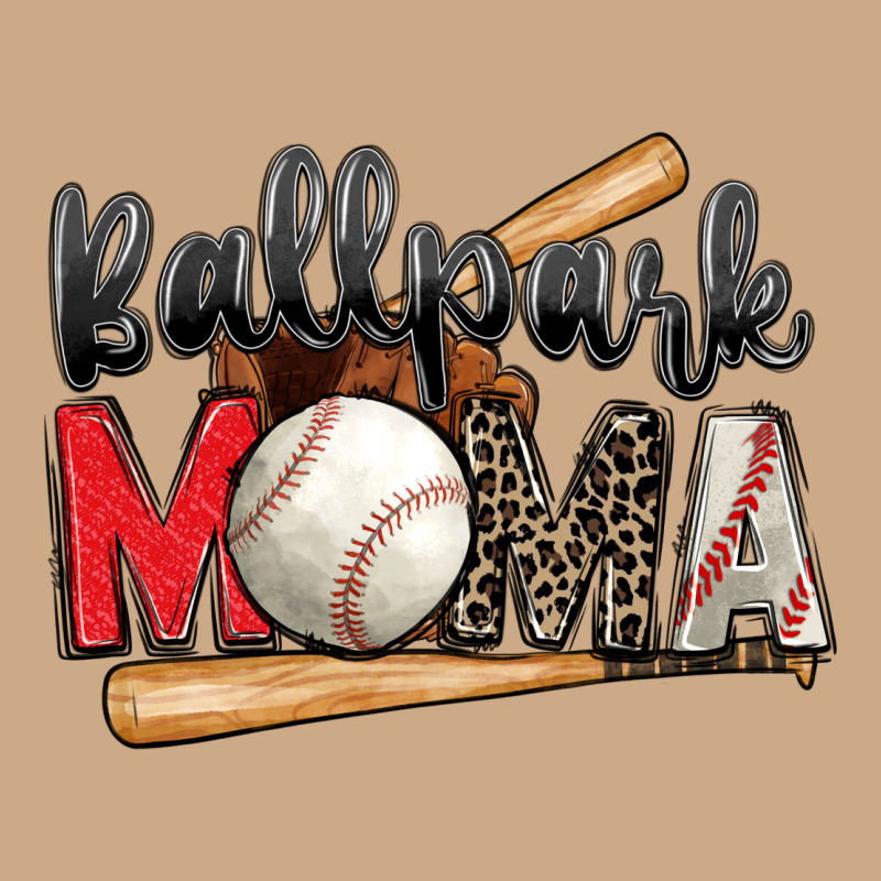 Ballpark Mama Baseball Vintage Hoodie by Zillion Design Studio | Teevron